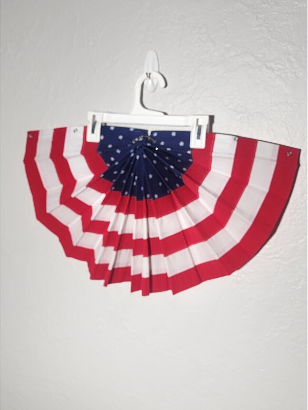 2 Pack 4th of July American Flag Bunting Patriotic Banner for Outdoor Decoration